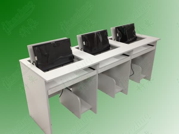 翻轉(zhuǎn)電腦桌，學(xué)校電腦桌，學(xué)生電腦桌